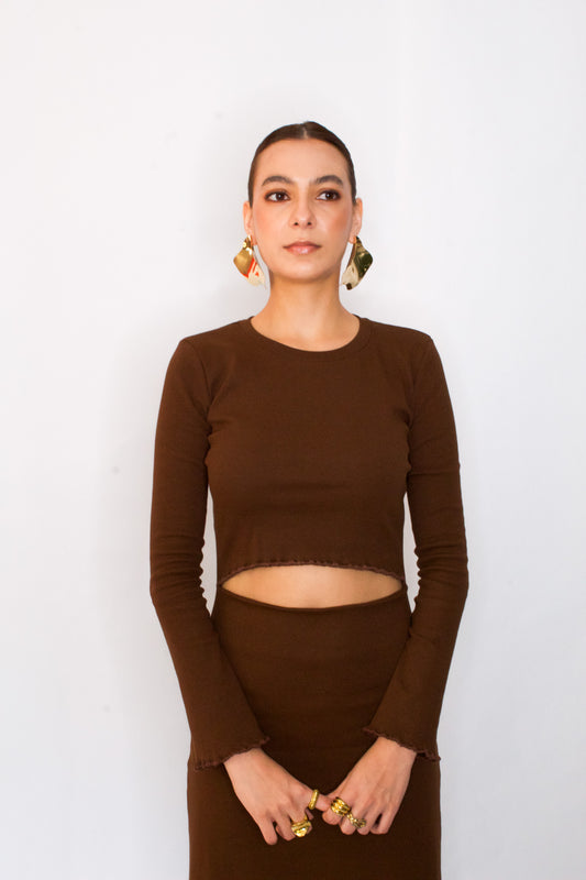 Vestido Chocolate de Invierno