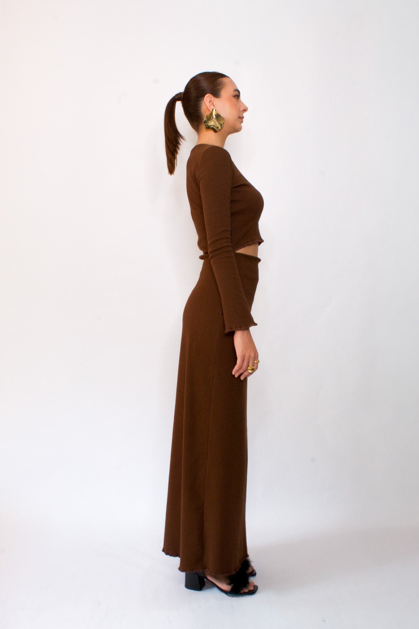 Vestido Chocolate de Invierno